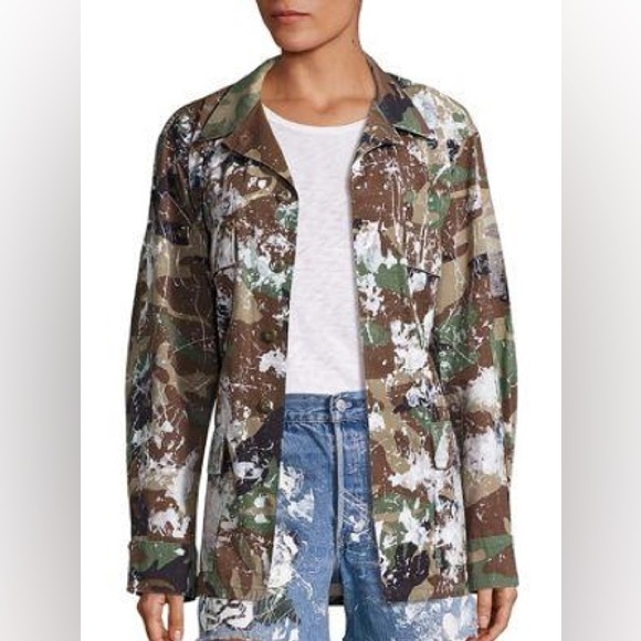 NWOT make fashion not war camouflage jacket - Picture 4 of 7